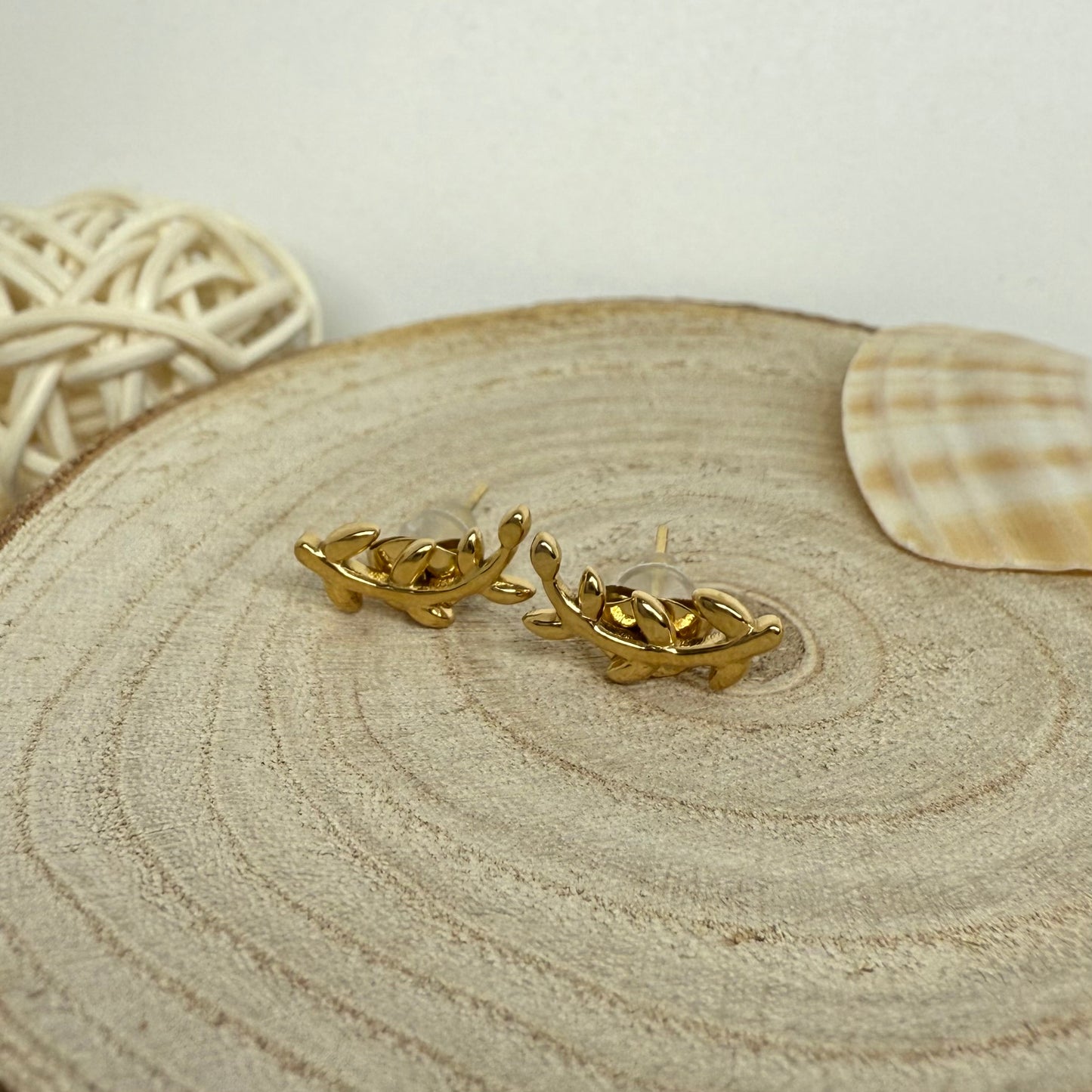 Boucles d’oreilles Feuilles