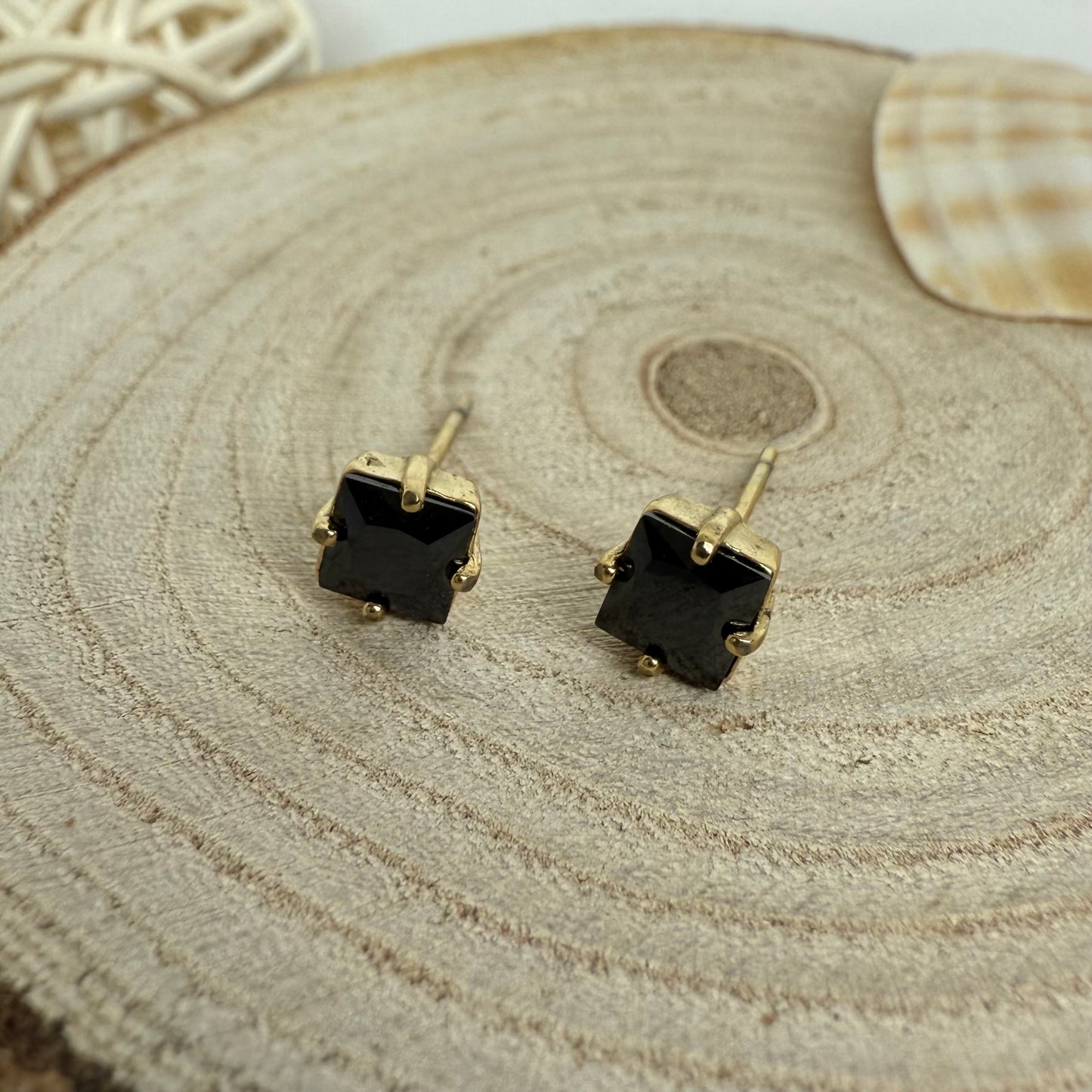 Boucles d’oreilles Blancs-Noirs 2