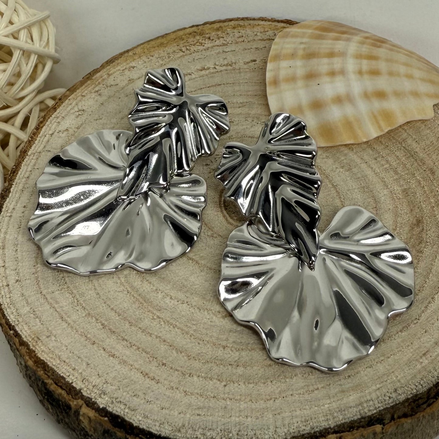 Boucles d’oreilles Grandes Feuilles