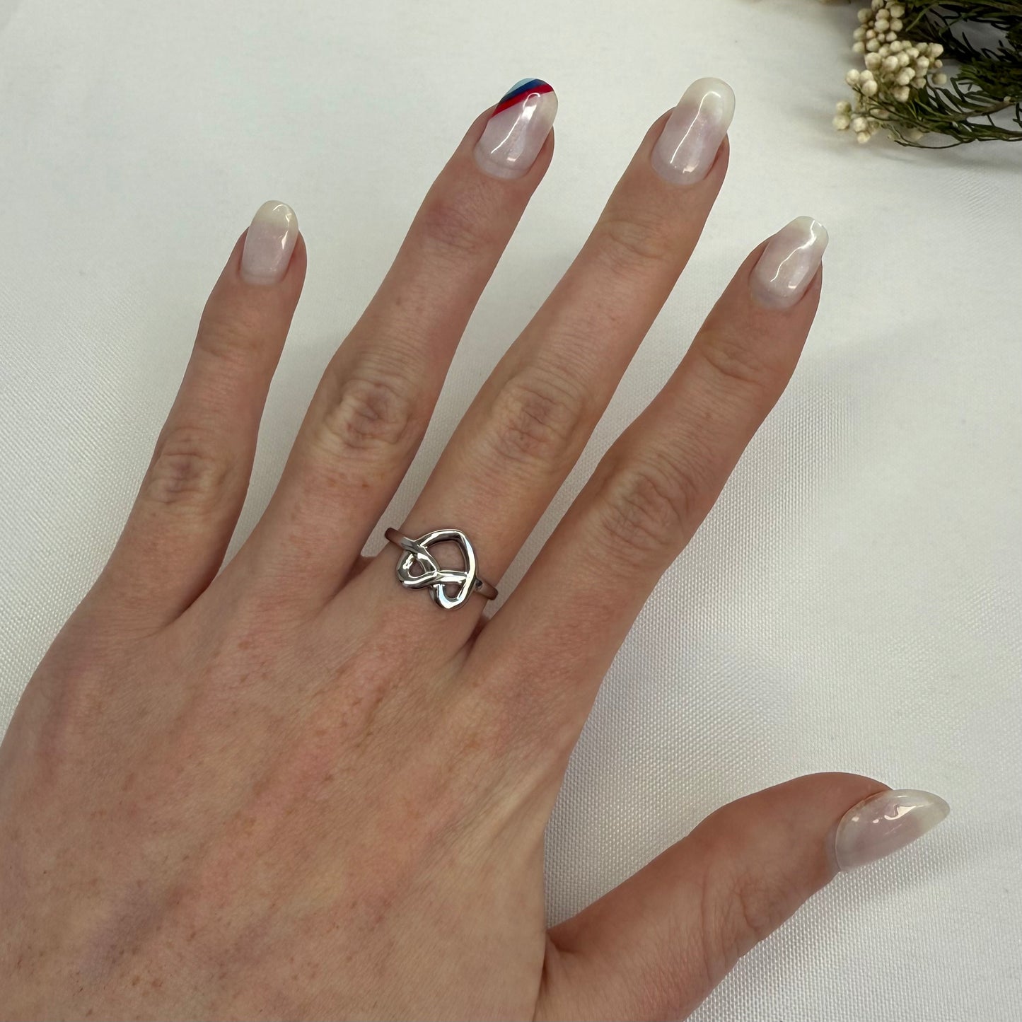 Bague Cœur Bretzel
