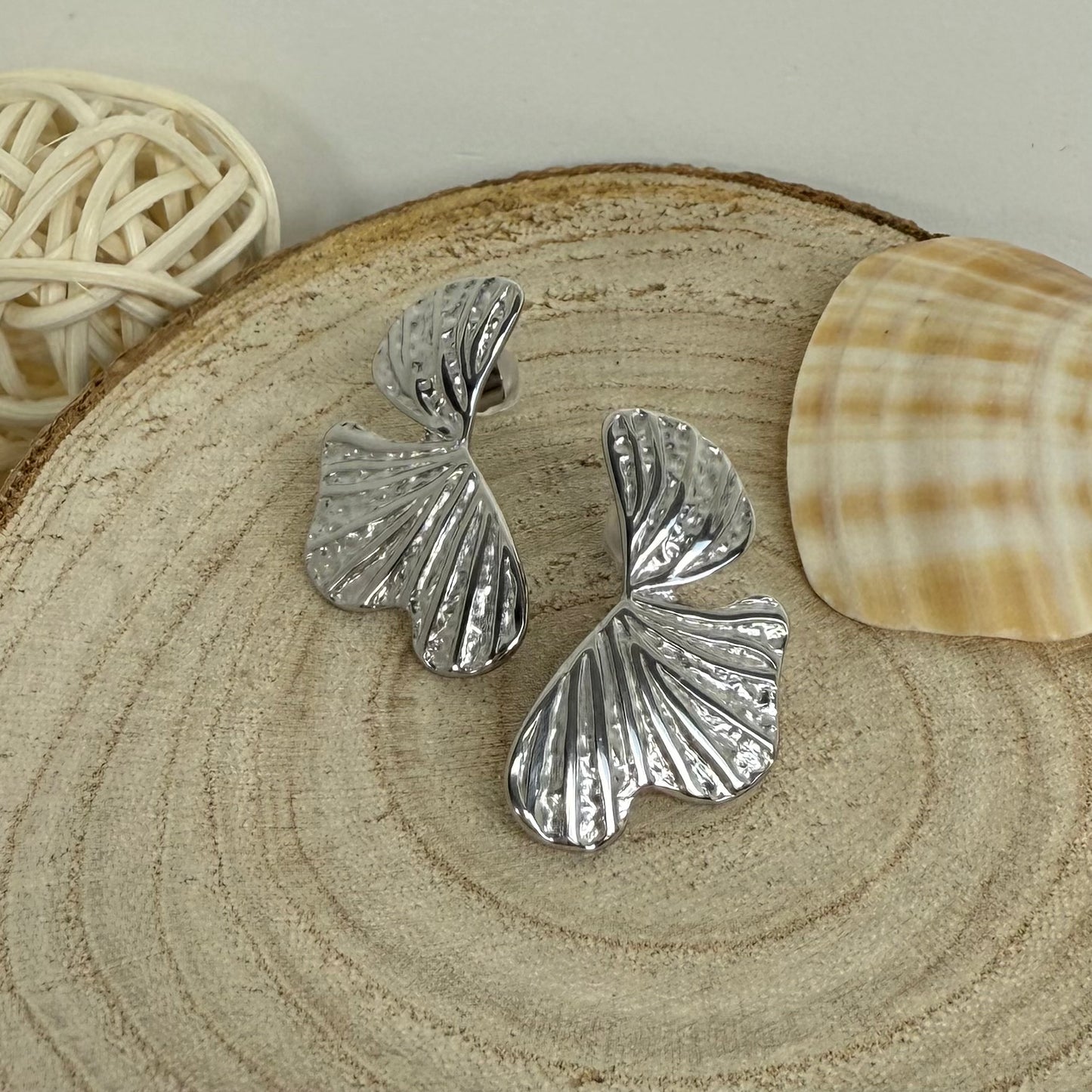 Boucles d’oreilles Gingko