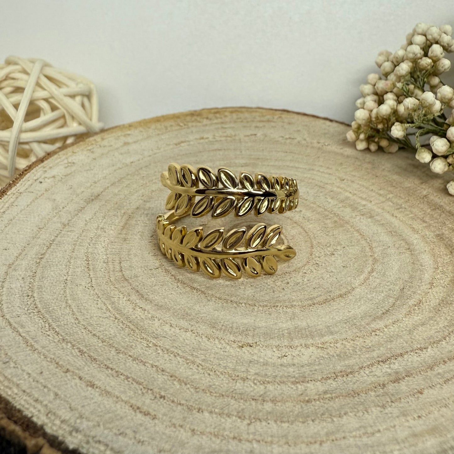 Bague Feuilles
