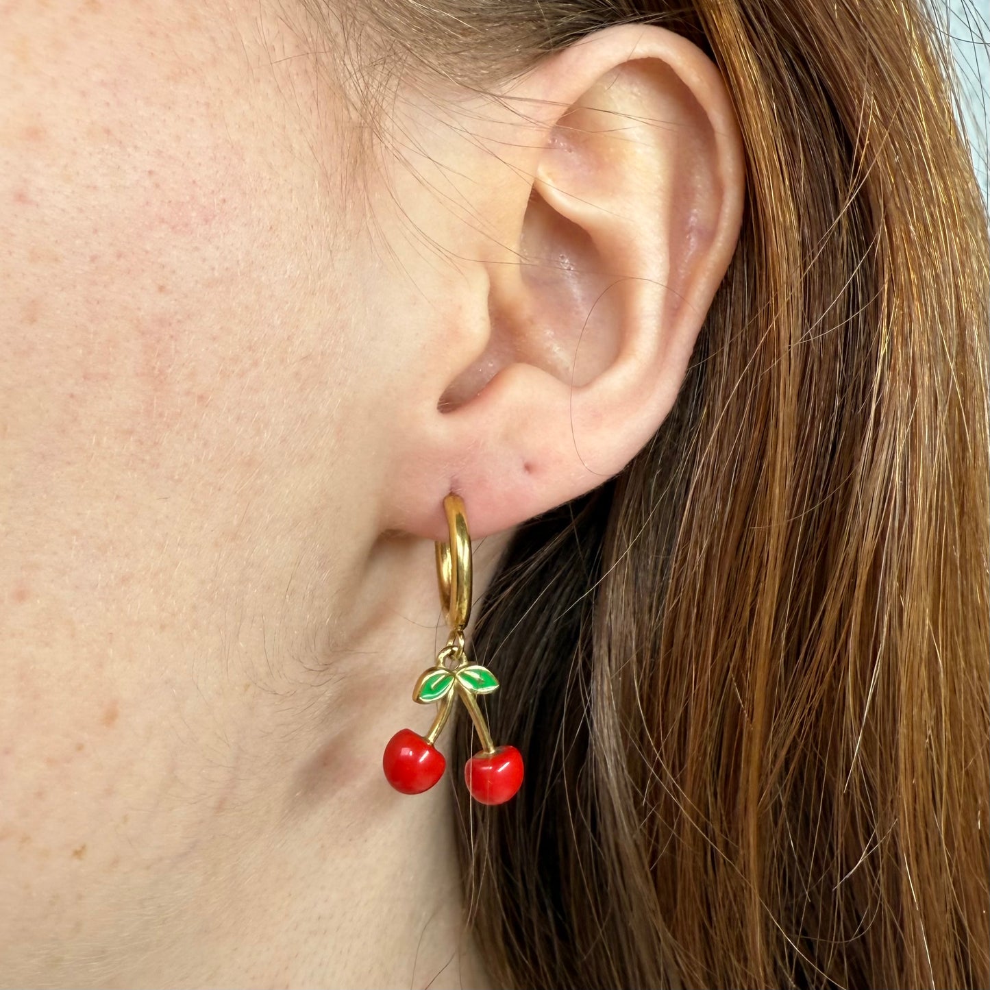 Boucles d’oreilles Cerises