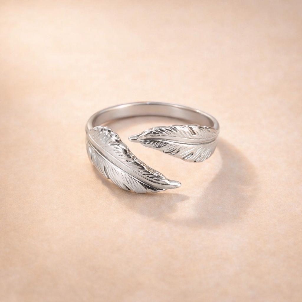 Bague Feuille Délicate