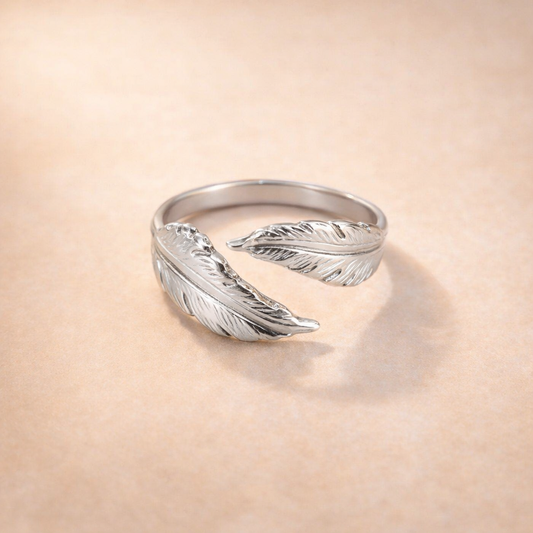 Bague Feuille Délicate