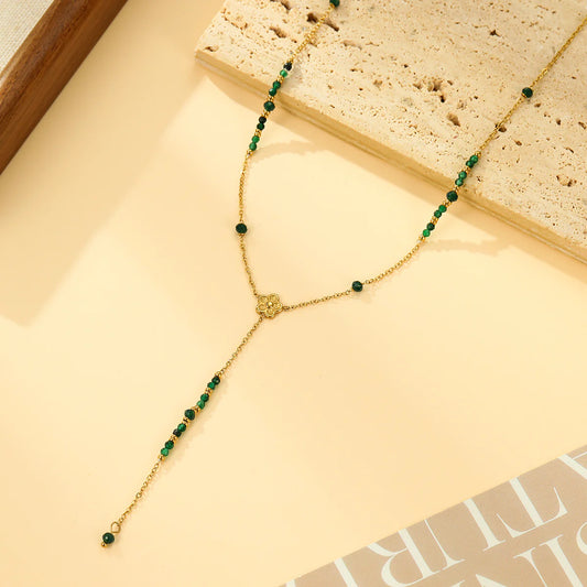 Collier Floral Y