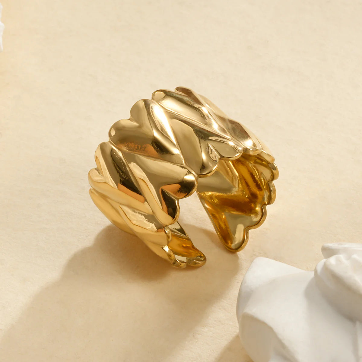 Bague Cœurs Multiples