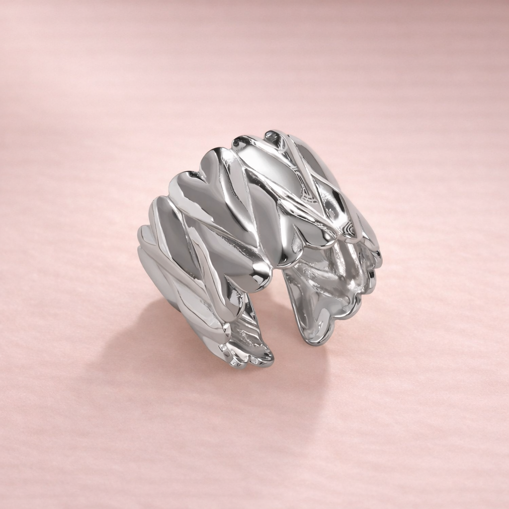 Bague Cœurs Multiples