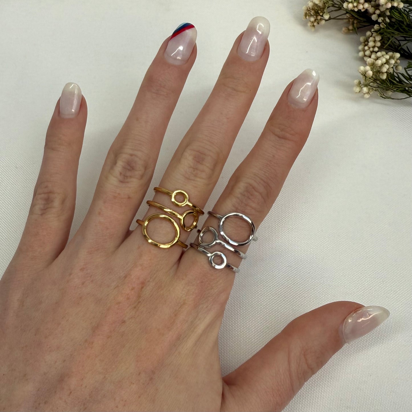 Bague Ronds