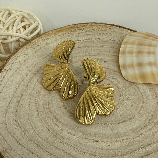 Boucles d’oreilles Gingko