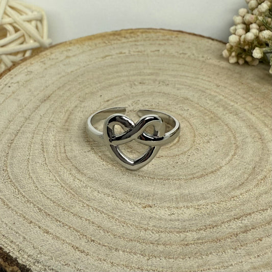 Bague Cœur Bretzel