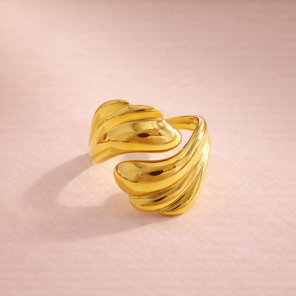 Bague Feuille Gingko