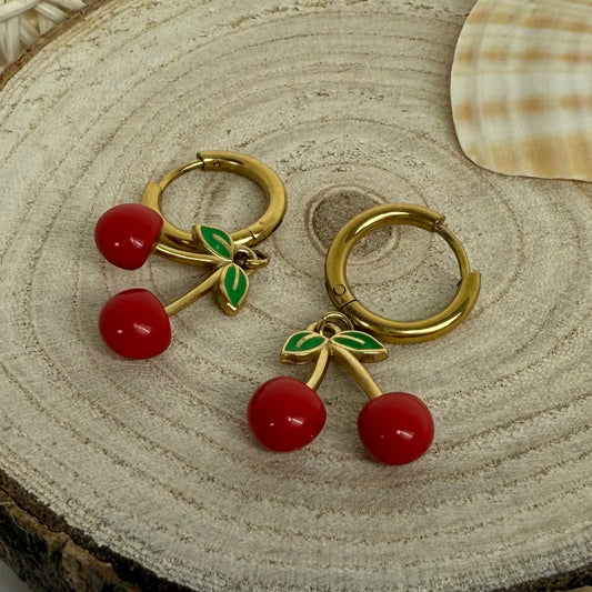 Boucles d’oreilles Cerises